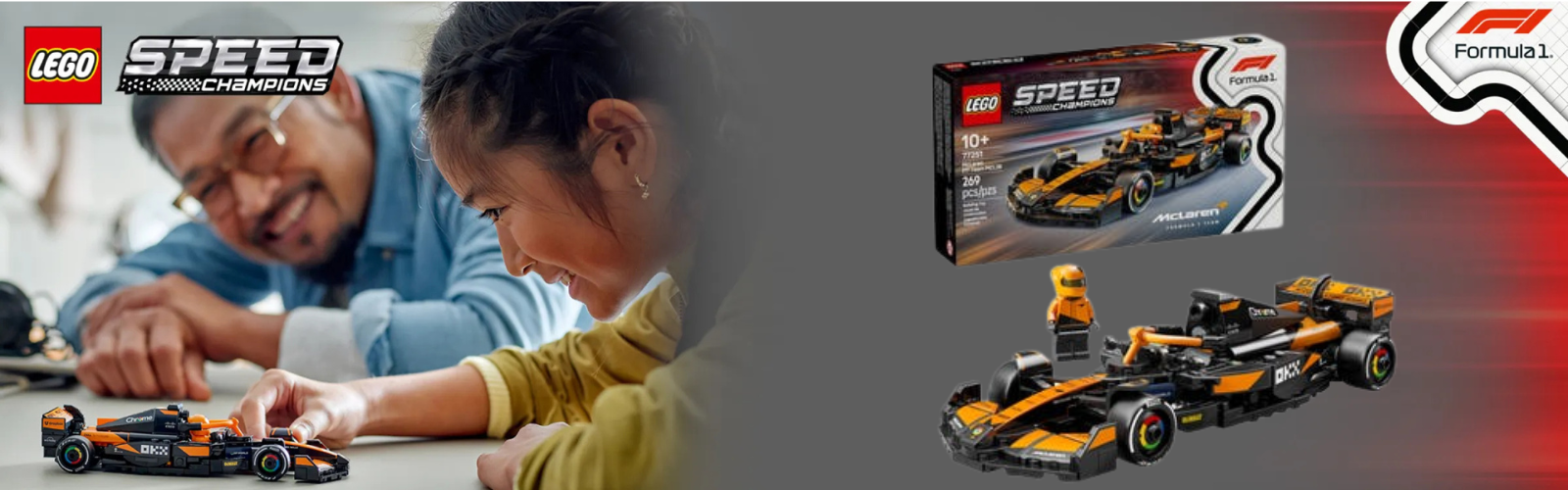 LEGO Speed Champions Mașina de curse McLaren F1 Team MCL38